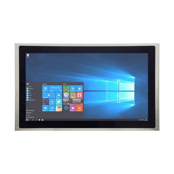 1000 Nits Sunlight Readable Stainless Steel Panel PC 8GB RAM Wi-Fi/Ethernet