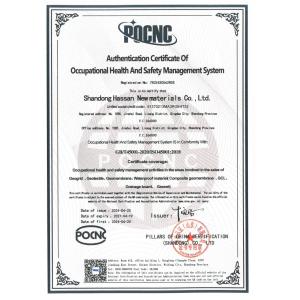 Shandong Hassan New Materials Co.,Ltd Certifications