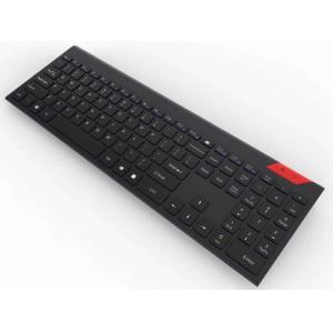 2.4G Wireless Keyboard With Touch Pad With Easy Media Control Solid Stainless