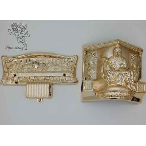 China Part Of A Casket Corner Iron Tubes Casket Hardware PP on sale