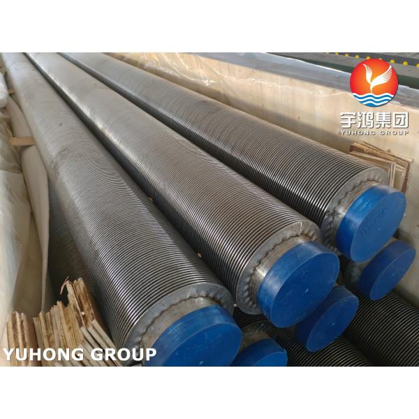 Helical Solid Fin Tubes ASTM A213 TP347H Stainless Steel Tubes With 5052