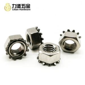 304 Stainless Steel Keps K Lock Nuts Self Clinching 16#-32 Size ODM Available