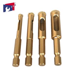 5mm - 35mm Vacuum Brazed Diamond Tools With Hex Quick Release Shank