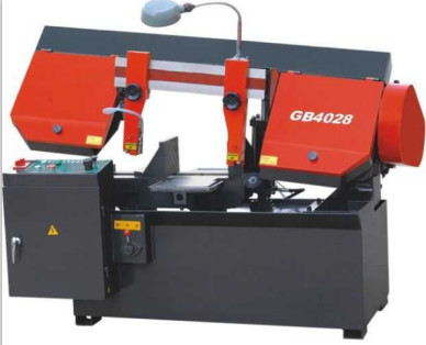 Semi Automatic Industrial Iron Precision Metal Steel Cutting Horizontal Metalworking Band Sawing Machine GB4028