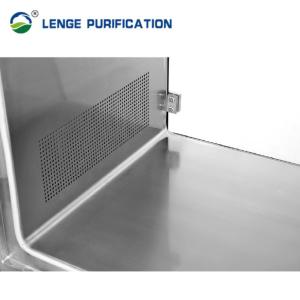 SS 304 Cleanroom Pass Box Wall Mounted With Tempered Glass Window