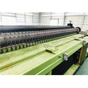 1200mm Width Gabion Making Machine / Gabion Wire Mesh Machine Mesh Sizes 22x33mm