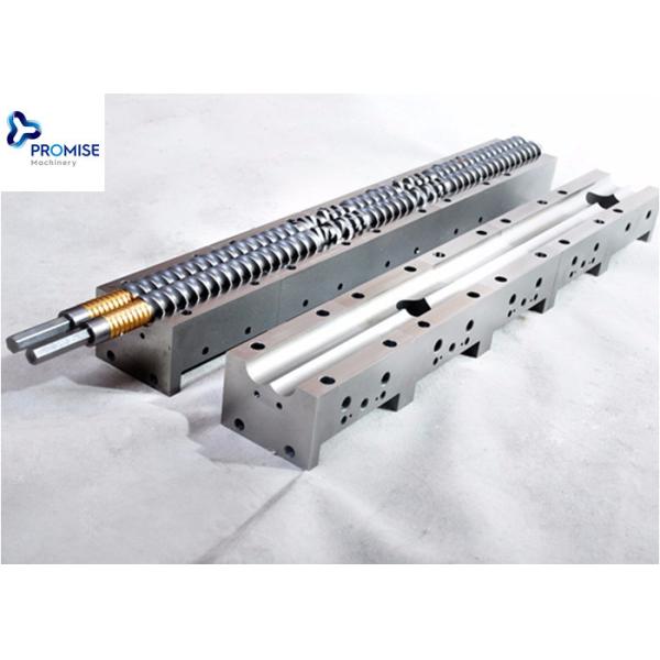 Quality Pellet Twin Screw Extruder Machine Parts Barrels Conveying Kneading wholesale