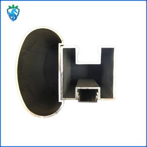 Cheap T5 U Channel Glass Aluminum Railing Profiles Extruded Anodizing For Balcony Decking for sale