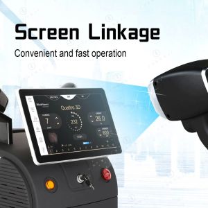 10/16 Bars 600W-2000W Diode Laser Hair Removal Machine with 128x53x66 Dimensions