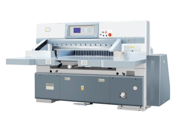 Program-control Paper Sheet Cutter, High precision, Computer control, Blue