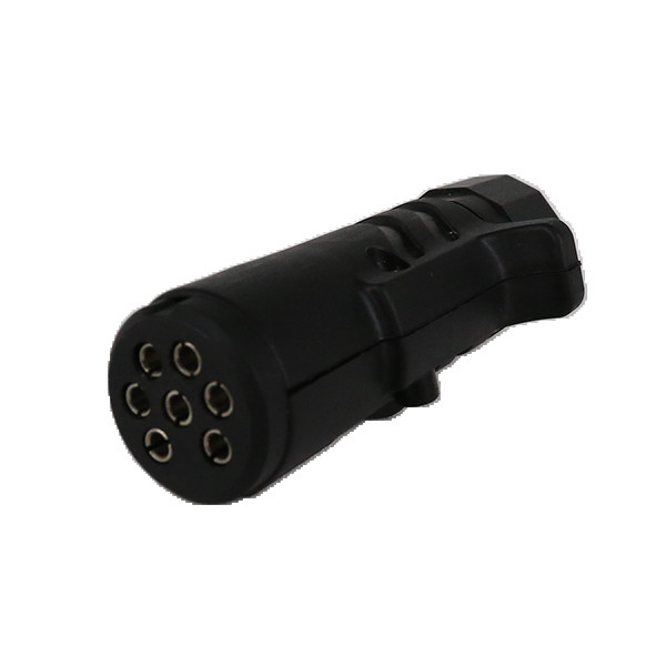 Small Round Plastic Trailer Power Connector 7 Pin Trailer Connector With Female