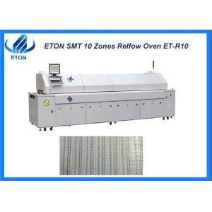 Cheap Max PCB Size 700mm 10 Zones SMT Reflow Oven Machine High Efficient for CSP / BGA for sale