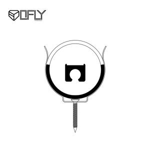 Waterproof Curved Shape LED Aluminum Profile Surface Mounted LED Profile