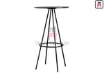 2ft Round Shape MDF High Table with footrest for restaruant & bar Use