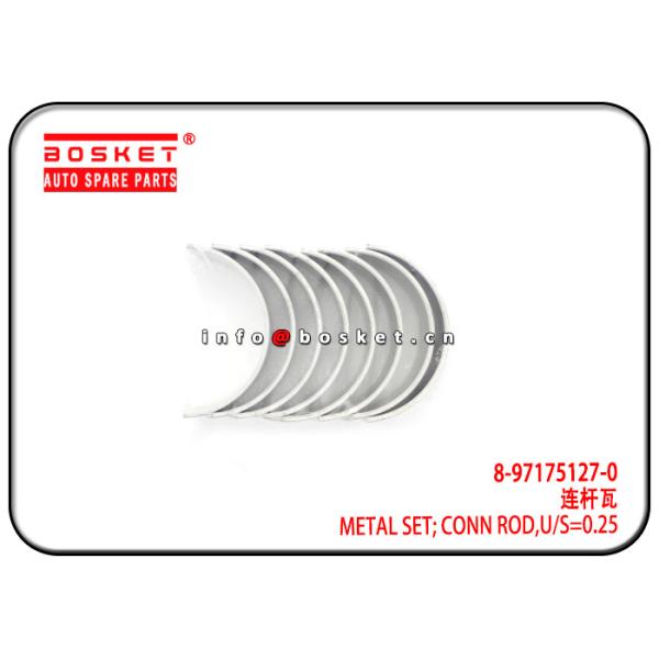 Quality Connecting Rod Metal Set For ISUZU 4HF1 NPR66 R801H 0.25 8-97175127-0 R801H 0.25 8971751270 U/S=0.25 wholesale