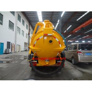 Custom 4000L Septic Tank Truck Sewage Suction Vehicle 4x2 Drive Type 95hp