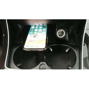 OE-Fit Car Wireless Charger with qi For Mercedes Benz C Classs GLC with 3 coins