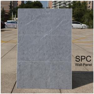 China Interior Decorative Wall Panels Matte Marble Veneer Stylish High-End Waterproof SPC Wall Panel on sale