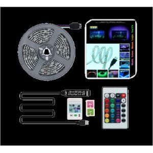 200cm Rgb5050 Waterproof Led Strip Lights Ip65 Remote Control FCC