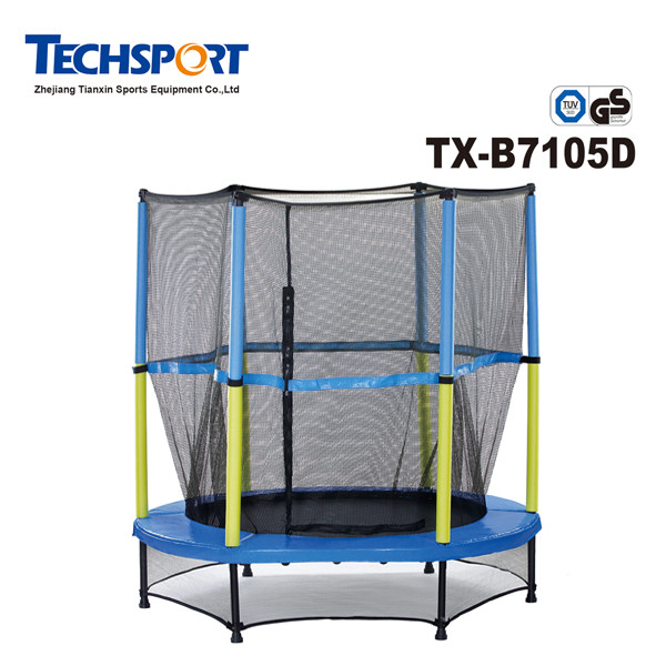 Quality indoor cheap trampoline with enclosure with various models wholesale