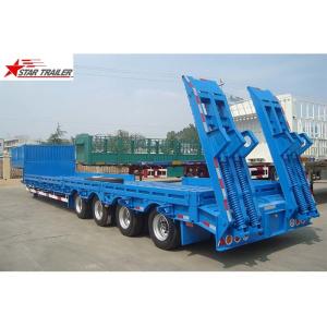 4 Axles Hidden Tires Pipe Transport Trailer Overheight Equipment Transporting