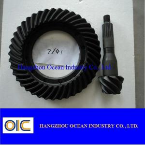 China 58-62 HRC Steel Spiral Bevel Gear Axle Ring And Pinion Kit Kit on sale
