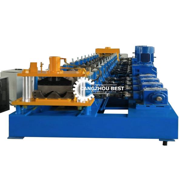 20m/Min 4mm Highway Guardrail Roll Forming Machine With Flying Saw