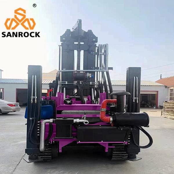 73KW Diesel Engine Water Well Drilling Machine Hydraulic Borehole Water Well Drill Rig