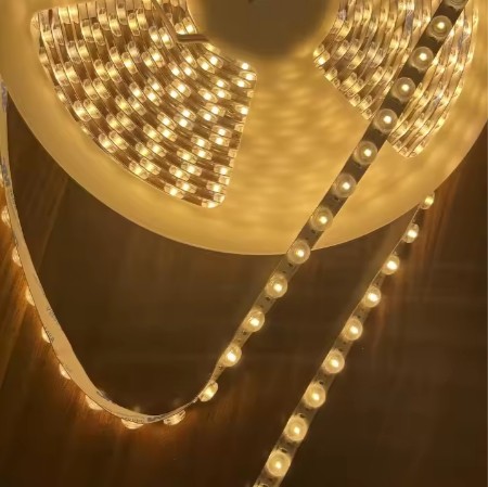 Quality 3000k 4000k 6000k Warm Natural Pure White 48leds/M DC24V Cuttable 170 Beam Angle Flexible Optical Lens Led Strip For Profile wholesale