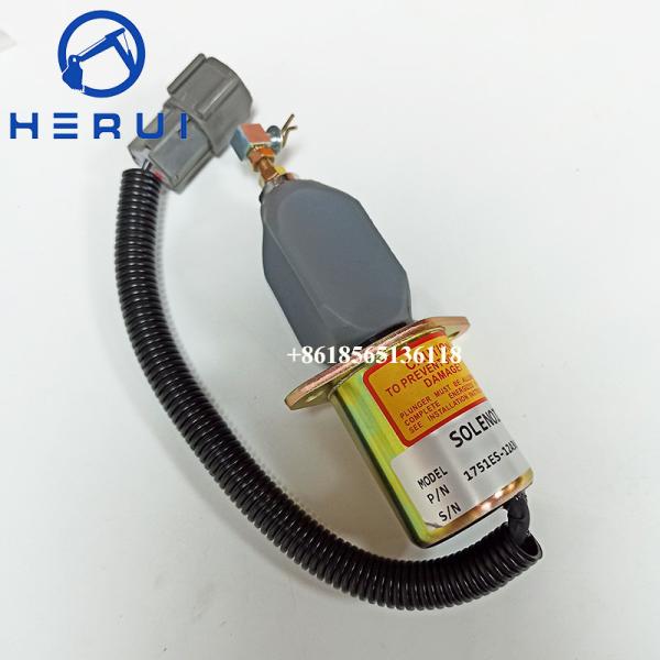 1751ES-12A3UC12B1S 12V Fuel Shut Off Solenoid 129953-77811 For 4NTE94 Engine R60-5 R210-5 SA-4673-S