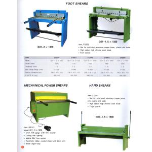 Semiautomatic Hand Shear Cutting Machine ISO Roller Bending Machine