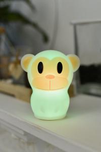 Cheap Portable Customized Colorful Monkey Night Light Nursery Kids Sleep Lamp for sale