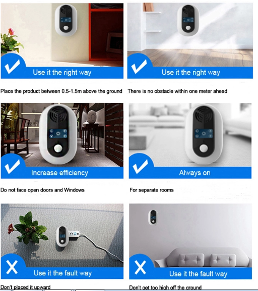 Synthetic Ultrasonic Insect Repellent Pest Reject Electronic Ultrasonic Pest Repeller