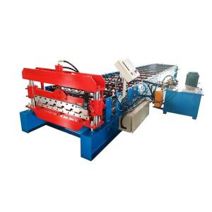Trapezoidal Chain Drive Tile Roll Forming Machine Ibr Roof Wall Panel Production