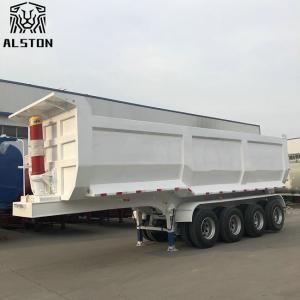 Hydraulic Cylinder 50T 4 Axle End Dump Trailers U Type