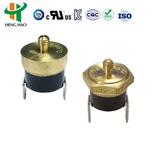250V 16A Bimetallic Thermostat with 100000 Cycles and 0-250℃ Temperature Range