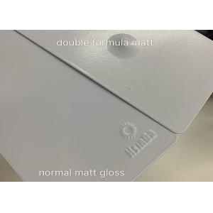 Outdoor Polyester Powder Coating Paint White Matte Gloss Double Formula