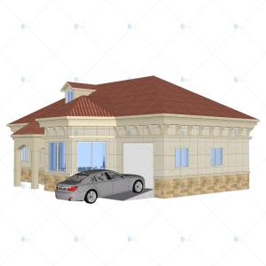 Luxury Villa - (QB11) 2019 New Price Prefab Homes steel structure Building