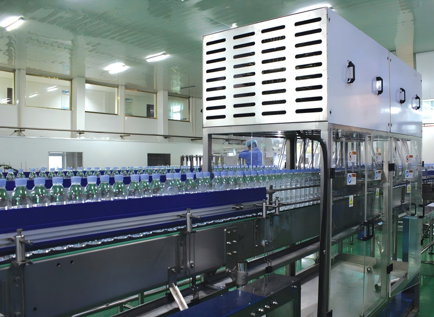 Non Carbonated Sprite Pure Water Filling Line Aseptic Blowing Machine