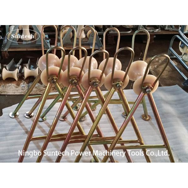 Underground Cable Ground Roller Steel Pipe Elevated Pulling Tools