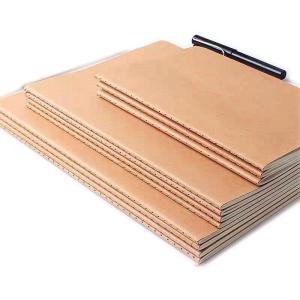 Custom LOGO Kraft Paper Notebook A5 Car Line Book B5 Student Notes Diary Book 80