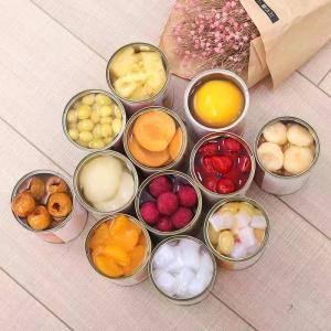 300 To 500gr Empty Vegetables Fruit Food Tin Can With Easy Open Lid OEM