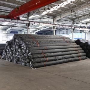 Tensile Strength ≥15MPa HDPE Geomembrane Liner Smooth Surface Carbon Black