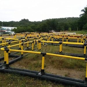 HDPE Floating Cage with Round Shape and Deep Water Application for Marine