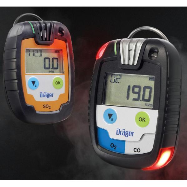 Drager Pac6000 Pac6500 Pac8000 Pac8500 Gas Analyzer Measures CO H2S SO2 O2