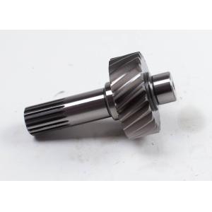 Forging Steel Pinion Helical Gear Grinding Shaft With Involute Splines