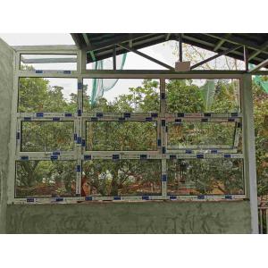 Custom Size Top Hung Awning Windows Single / Double / Triple Glazed Aluminum