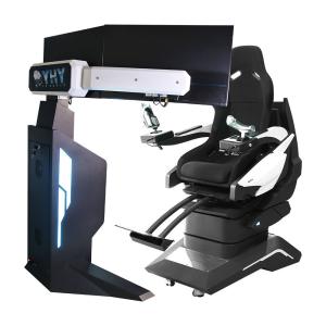 Space Flight Vr Simulator 3 Axis Dynamic Platform 360 Rotate Chair Joystick