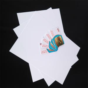 Offset Printing White PVC Card Sheet Middle Layer Warp Resistant For Plastic