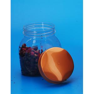 Lightweight PET Plastic Jars Environmentally Friendly Easy Open End 760Ml
